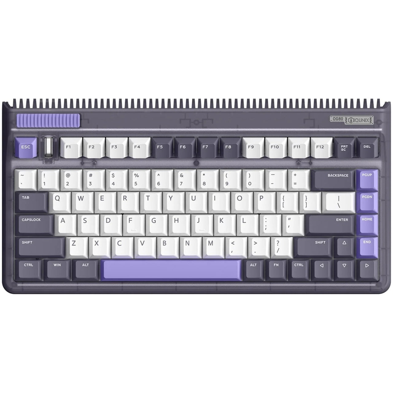 Iqunix OG80 Lavandin Draadloos Mechanisch Toetsenbord