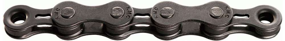 KMC Z6 6 speed ketting - bruin, unisex, staal - stadsfietsen, e-bikes, vaste versnellingen