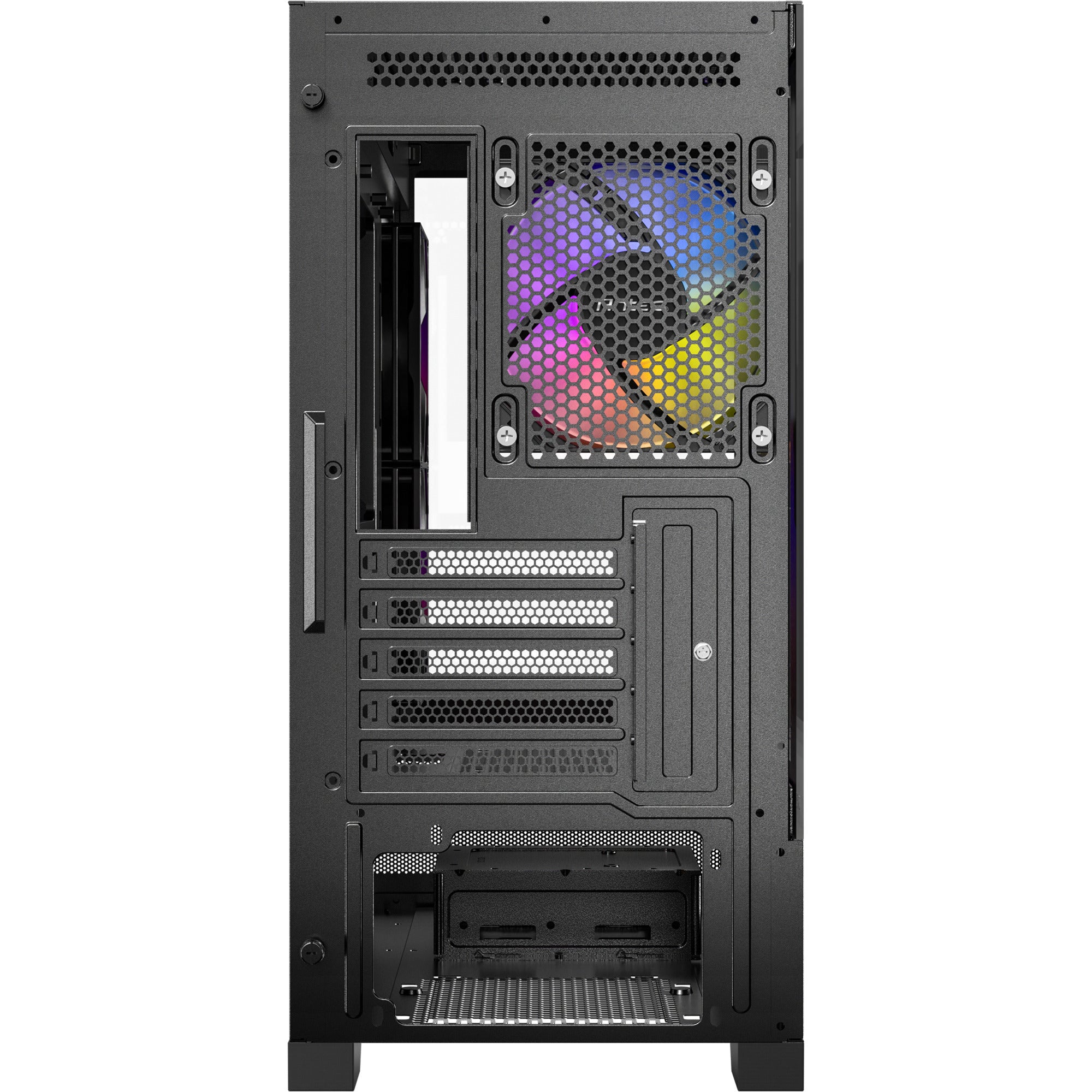 Antec cx500m argb mini tower behuizing (zwart | 2x usb-a | 1x usb-c | tempered glass)