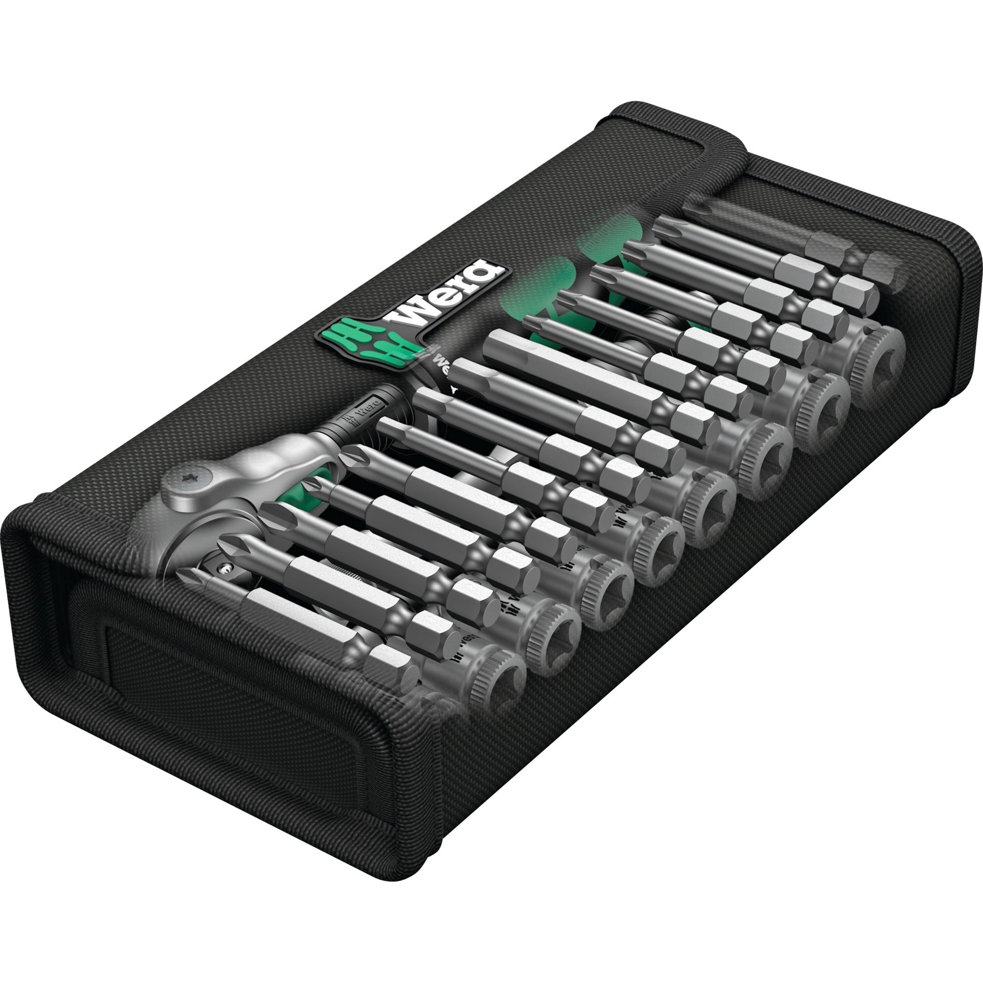 Wera 8100 sa 6 zyklop speed-ratelset 1 4 gereedschapsset (28-delig)