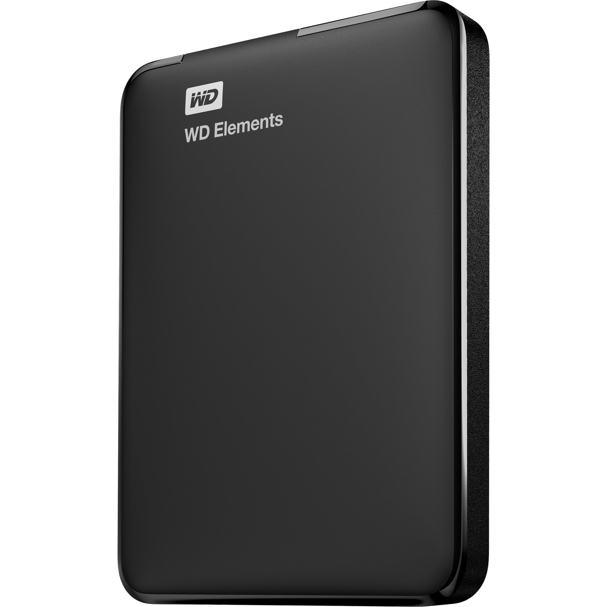 WD Elements Portable 1TB External Hard Drive (Black, BUZG0010BBK-WESN, Micro-USB-B 3.2 (5 Gbit/s))