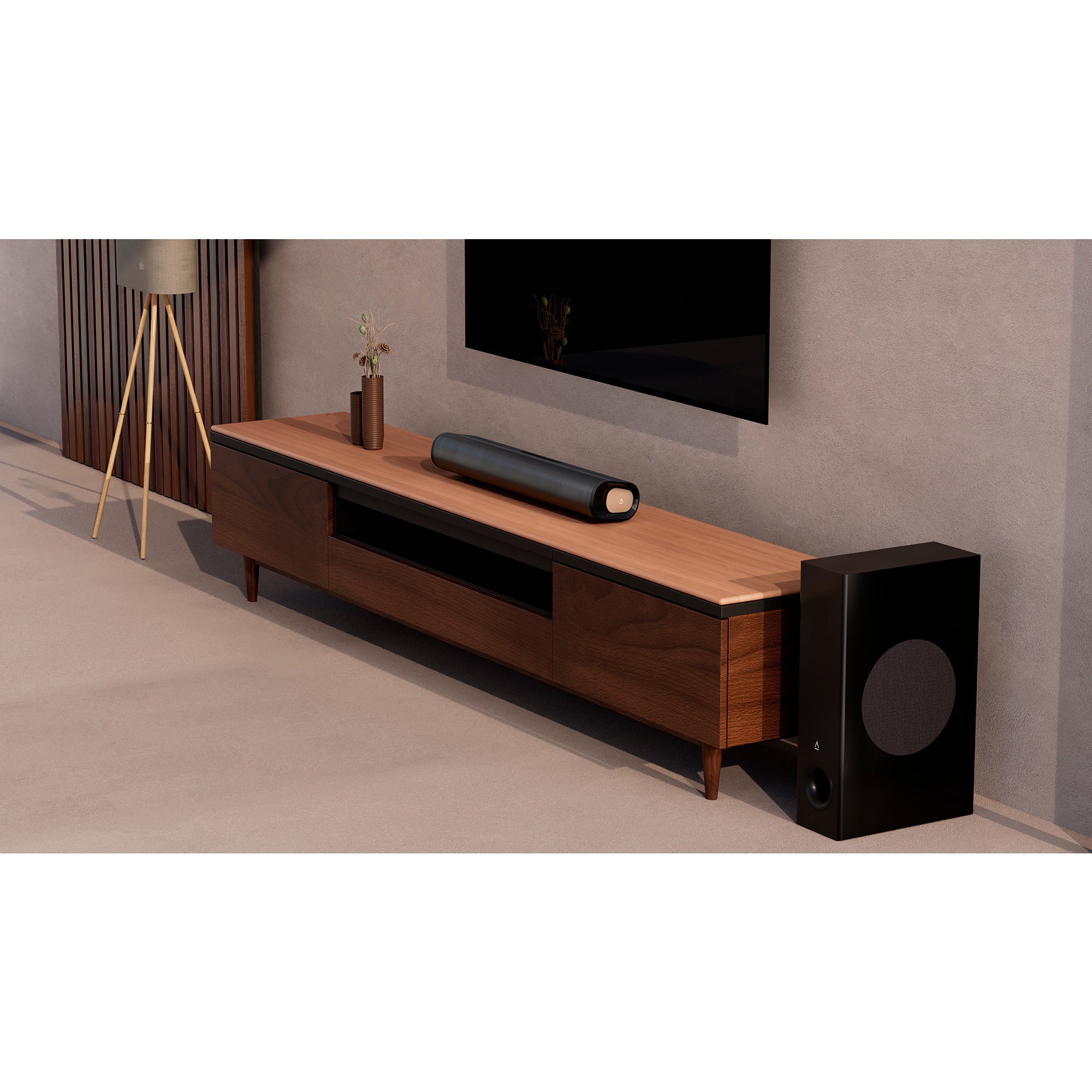 Creative stage pro soundbar (zwart, hdmi 2.0, bluetooth, usb-audio)