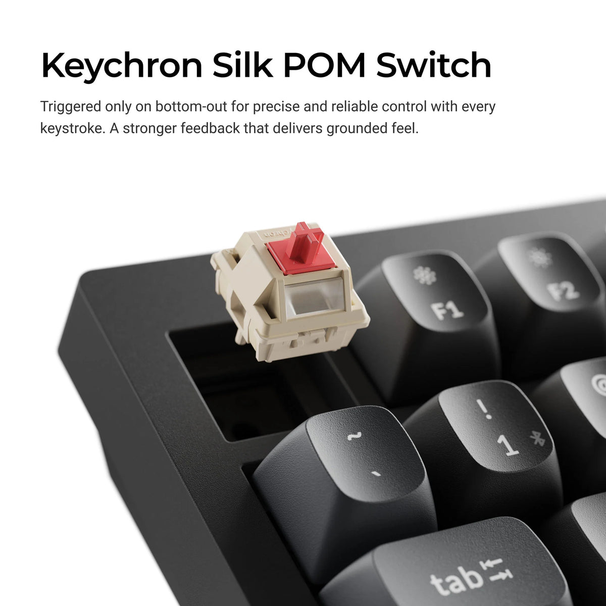 Keychron v6 ultra 8k wireless custom mechanical keyboard (zwart, us lay-out (qwerty), silk pom brown, 100%, rgb, hot swap, 2.4 ghz | bluetooth 5.3 | usb-c)