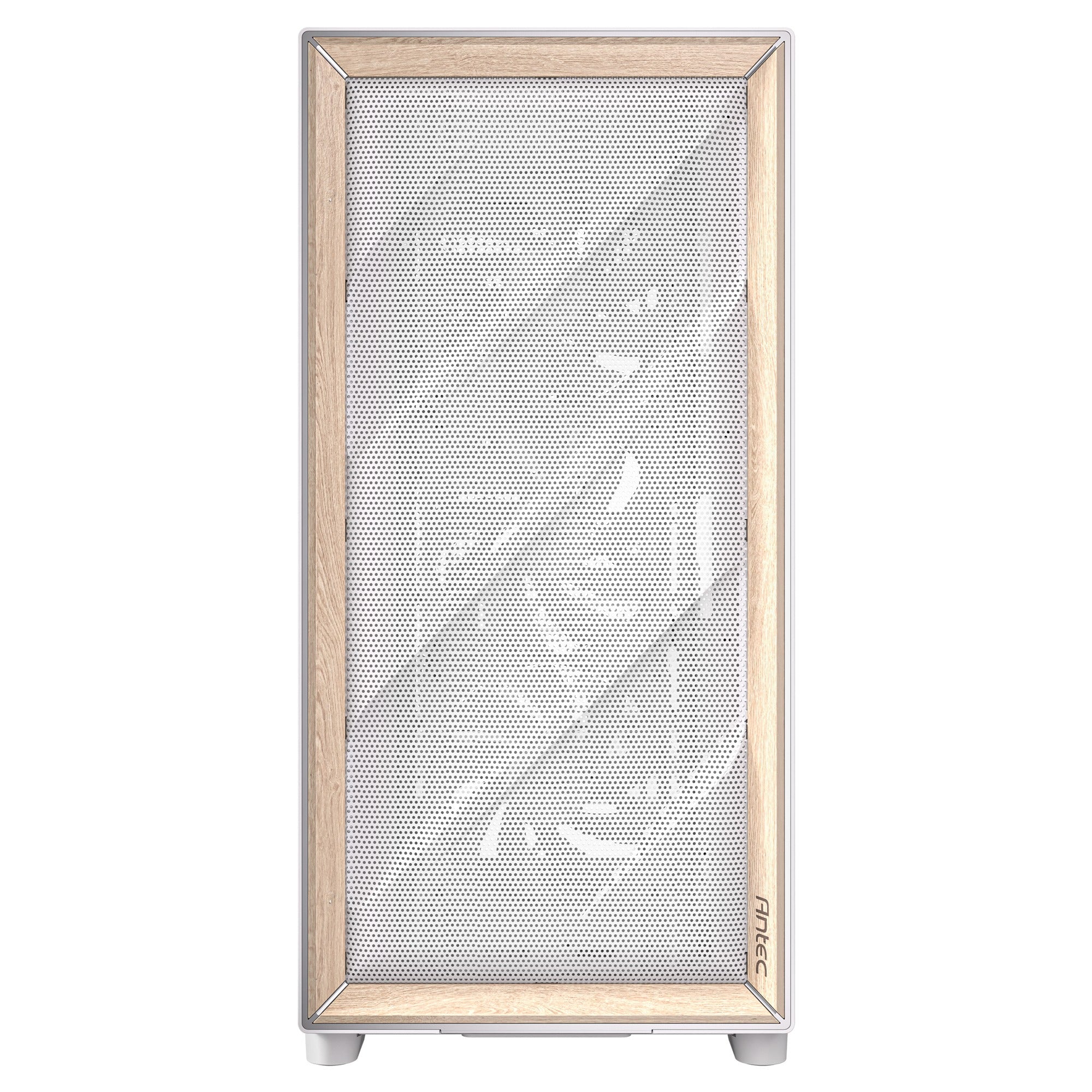 Antec flux midi tower behuizing (wit | 2x usb-a | 1x usb-c | tempered glass)