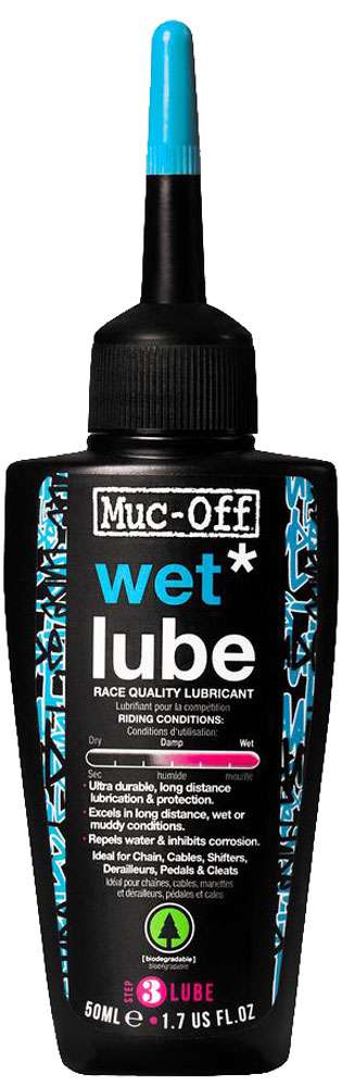 Muc-off wet lube chain oil for wet