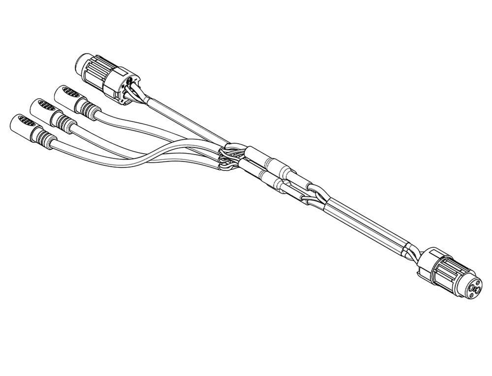 Bosch battery multi-connector cable (bch3914) - the smart system