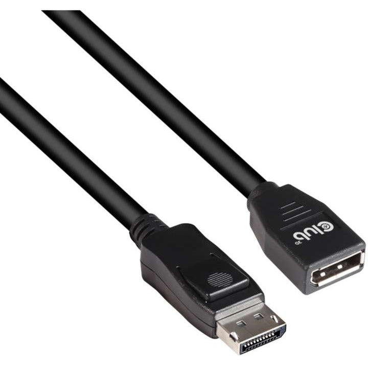 Club 3D DisplayPort 1.4 HBR3 Extension Cable (black, 2 meter)