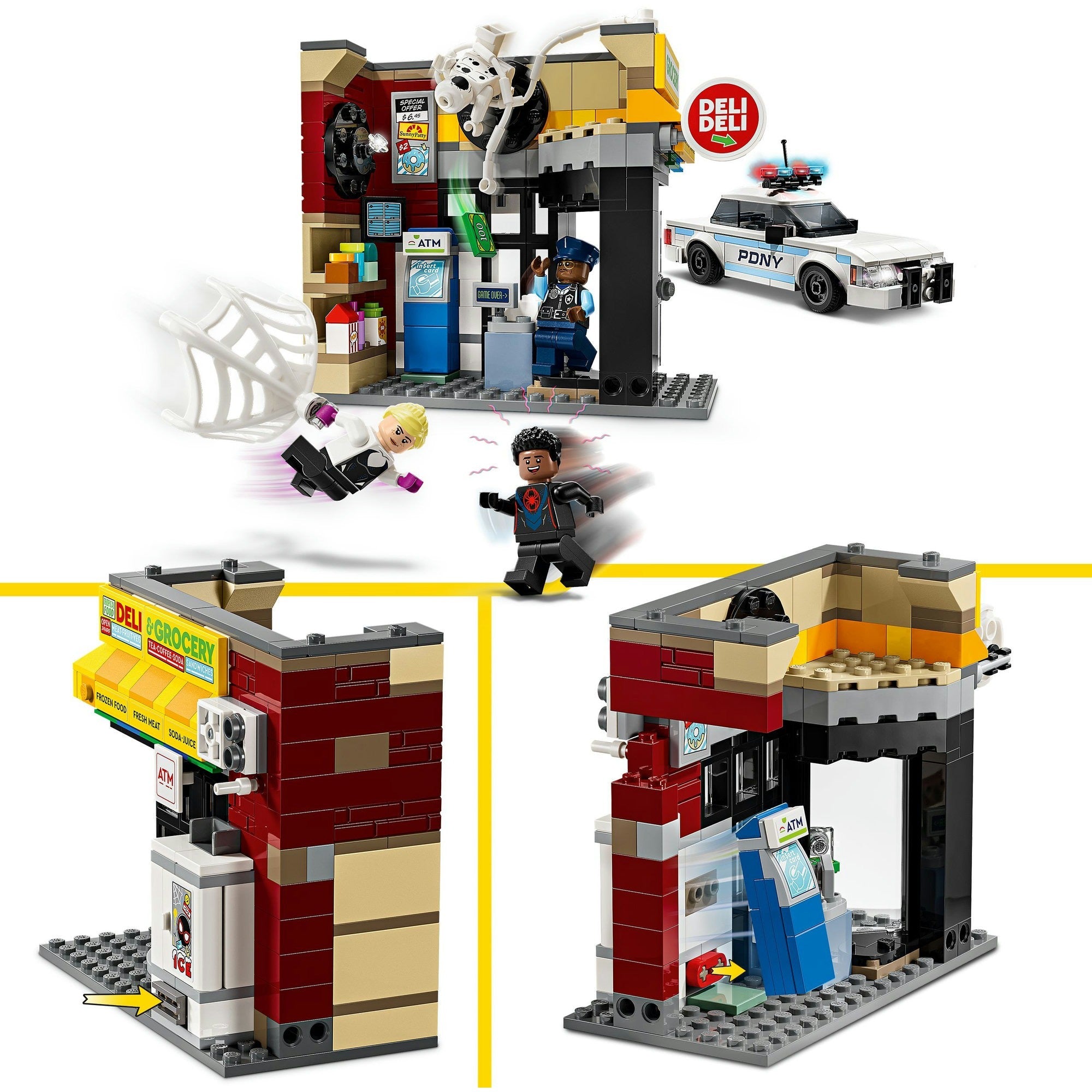 Lego superhelden 76311 spider-vers: mijlen moreel vs. de spot