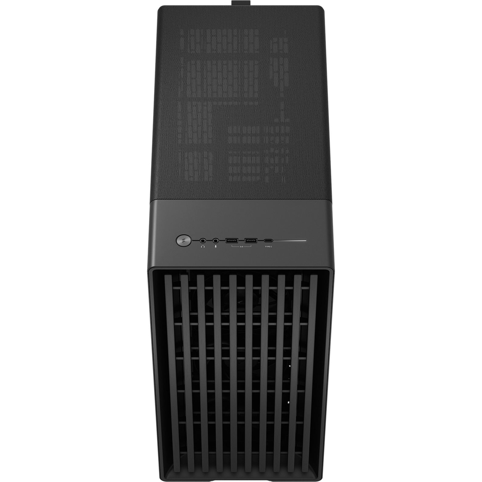 Fractal design north - momentum edition midi tower behuizing (zwart houtkleur | 2x usb-a | 1x usb-c | tempered glass)
