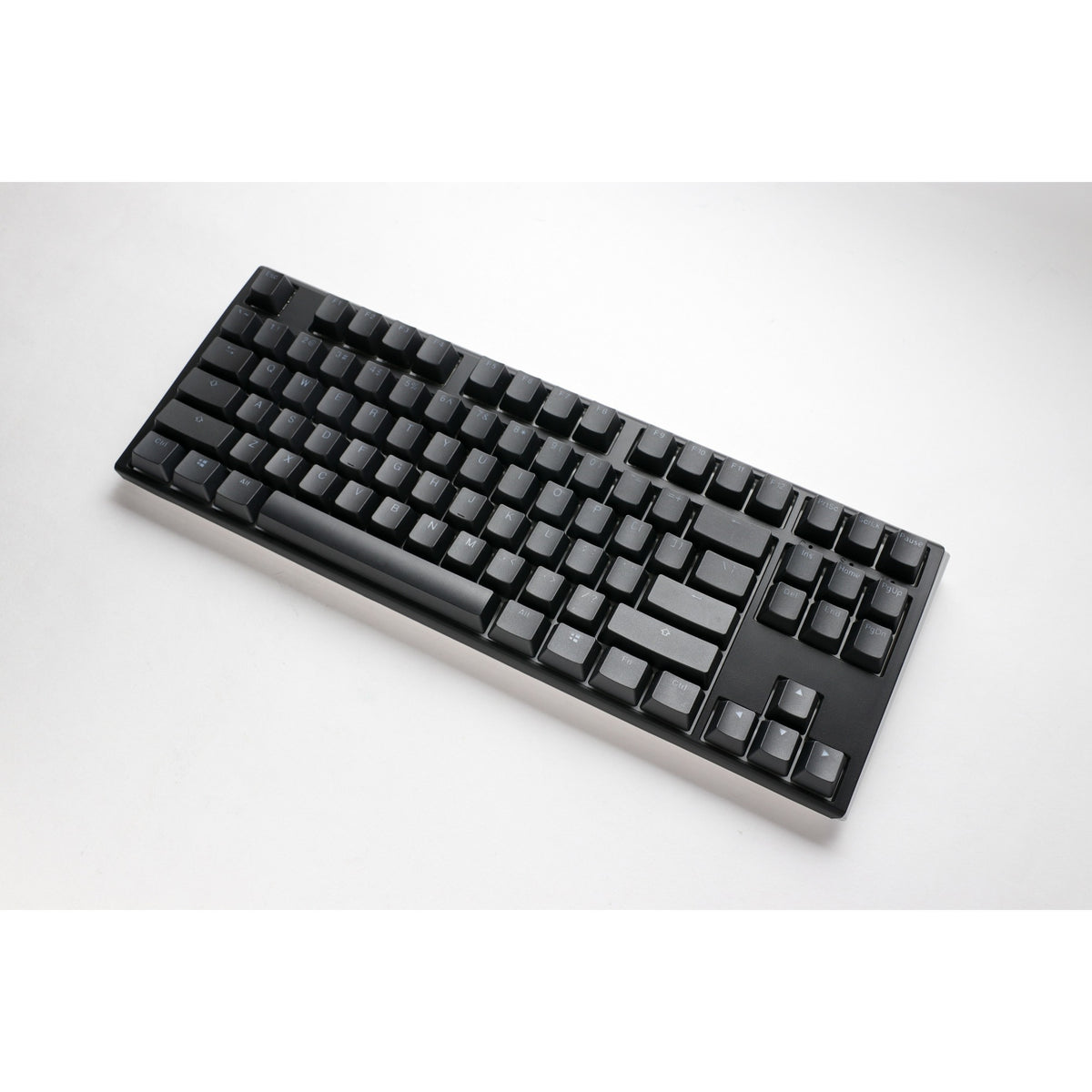 Ducky One 3 Classic TKL RGB Mechanical Keyboard (Black, US Layout (QWERTY), Cherry MX Speed Silver, 80% (TKL), RGB LEDs, Double-Shot PBT, Hot-Swappable, Quack Mechanics)