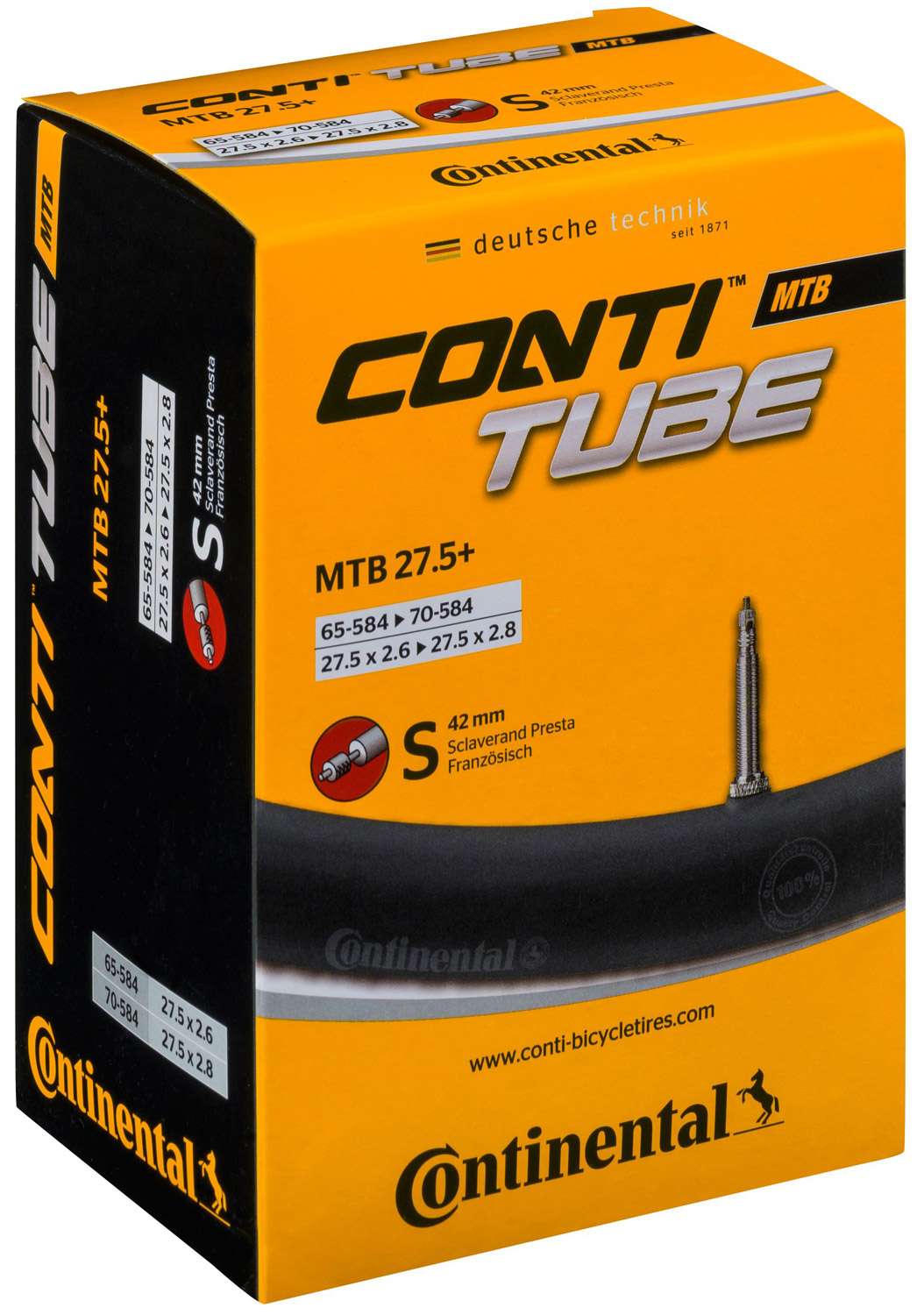 Continental mtb 27.5+ 42 tube