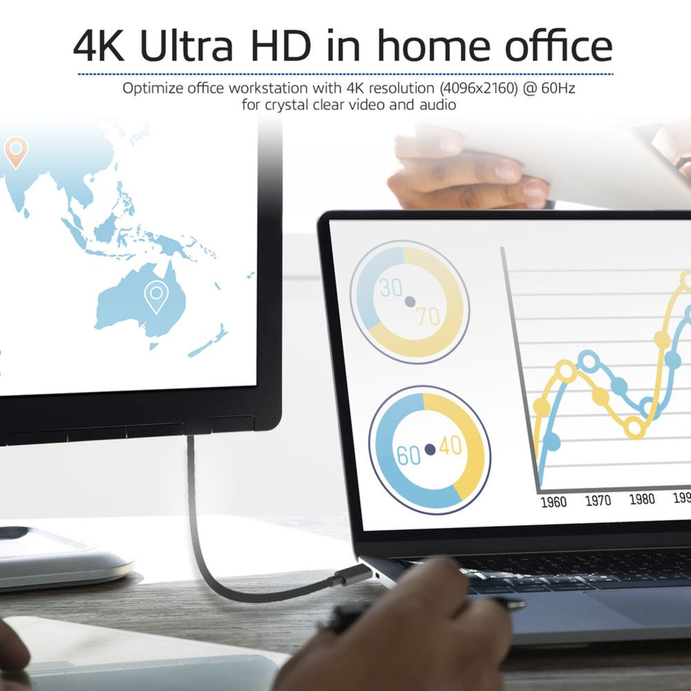 ACT Connectiviteit Connectiviteit USB-C naar DisplayPort kabel
