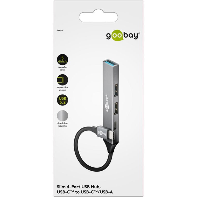 Usb c naar c + a hub - 4 poorten