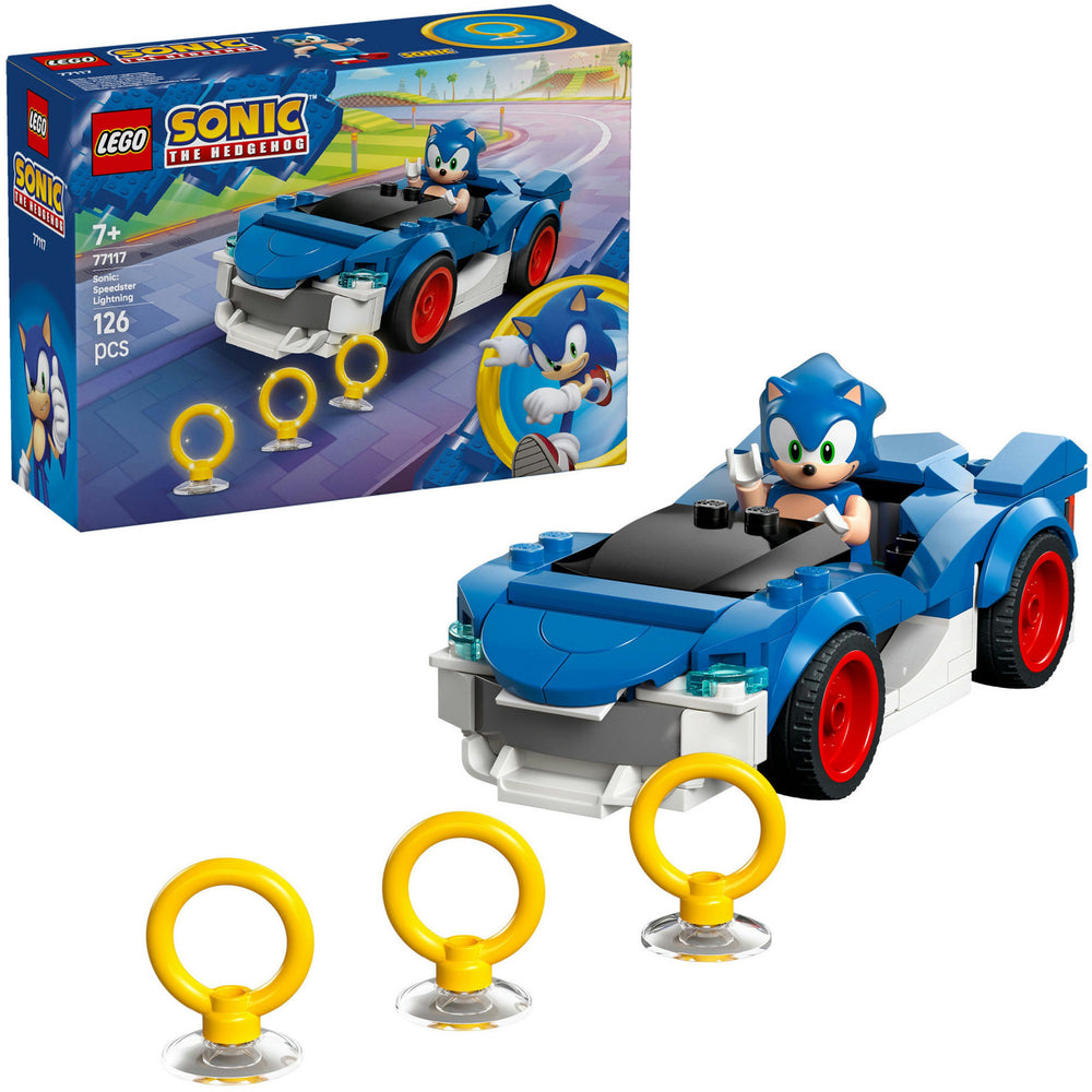 Lego sonic the hedgehog 77117 sonics auto: speed star lightning