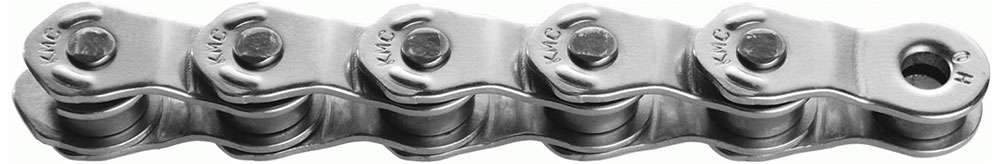 Kmc ketting single speed hl1 breed zilver 100 schakels - zilver