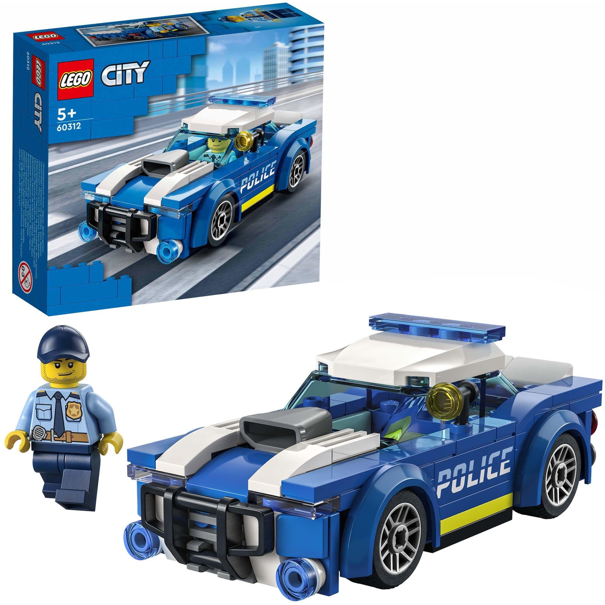 Lego city - politiewagen constructiespeelgoed (60312)