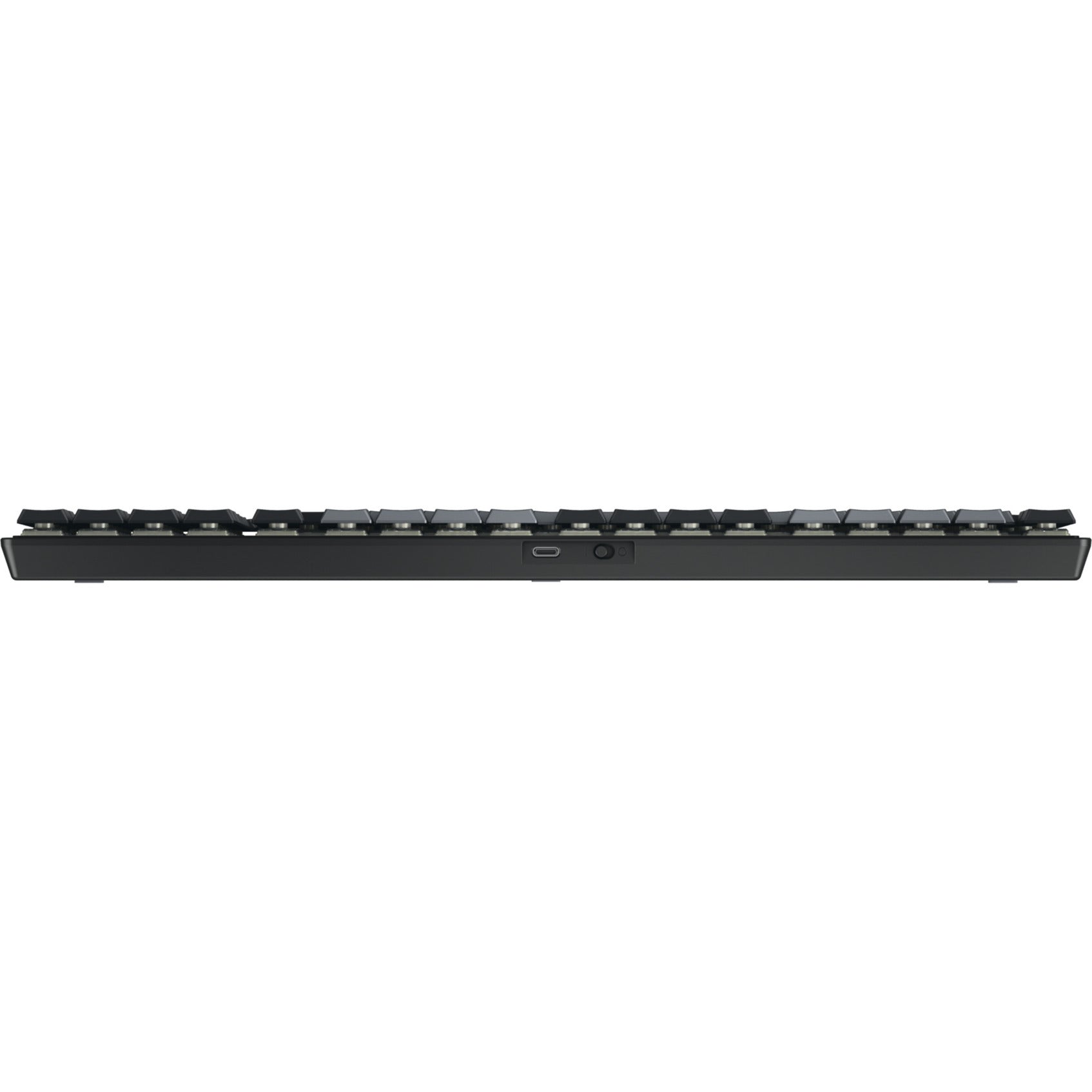 Cherry kw 550 mx lp mechanisch toetsenbord (zwart, us lay-out (qwerty), mx low profile 2.0 ivory, 96%, white leds, pbt keycaps)