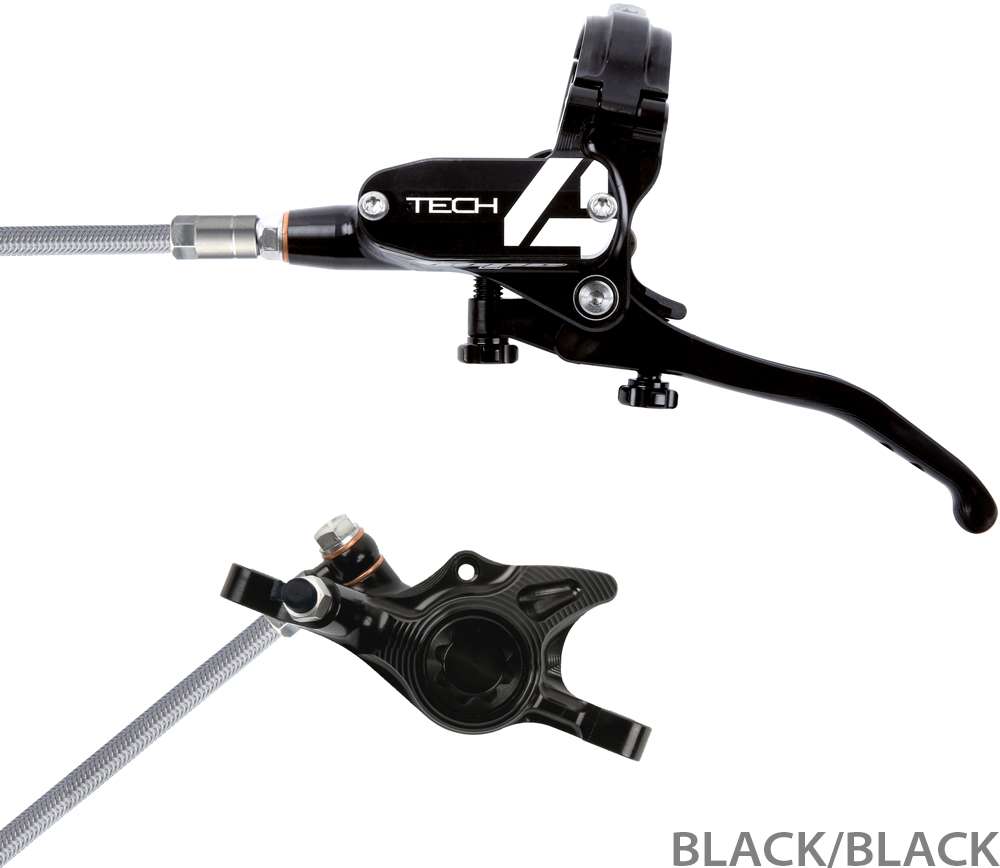 Hope tech 4 x2 steel braided disc brake - lever left