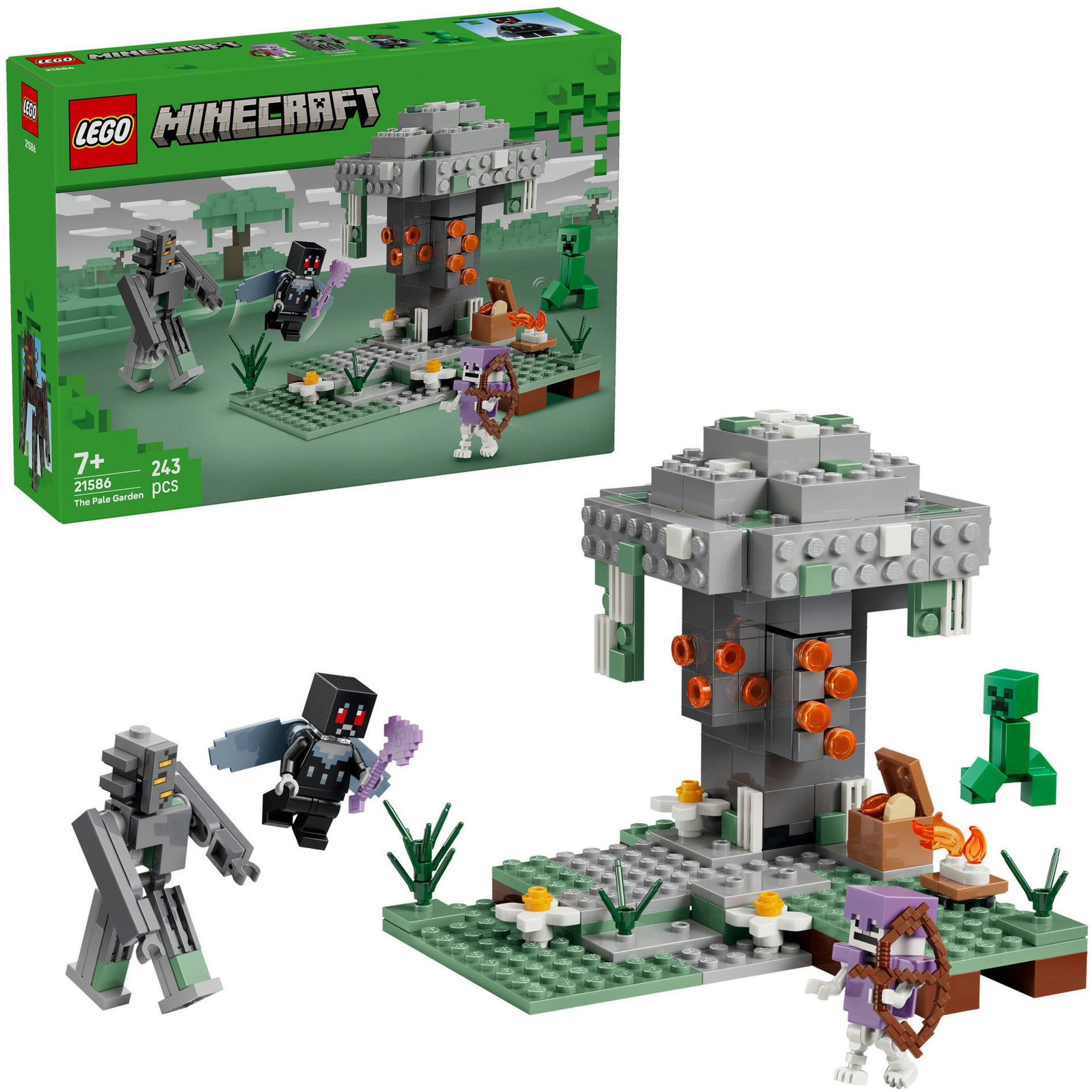 Lego minecraft the pale garden constructiespeelgoed