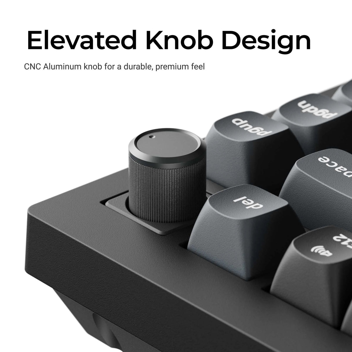 Keychron v1 ultra 8k wireless custom mechanical keyboard (zwart, us lay-out (qwerty), silk pom brown, 75%, rgb, hot swap, 2.4 ghz | bluetooth 5.3 | usb-c)