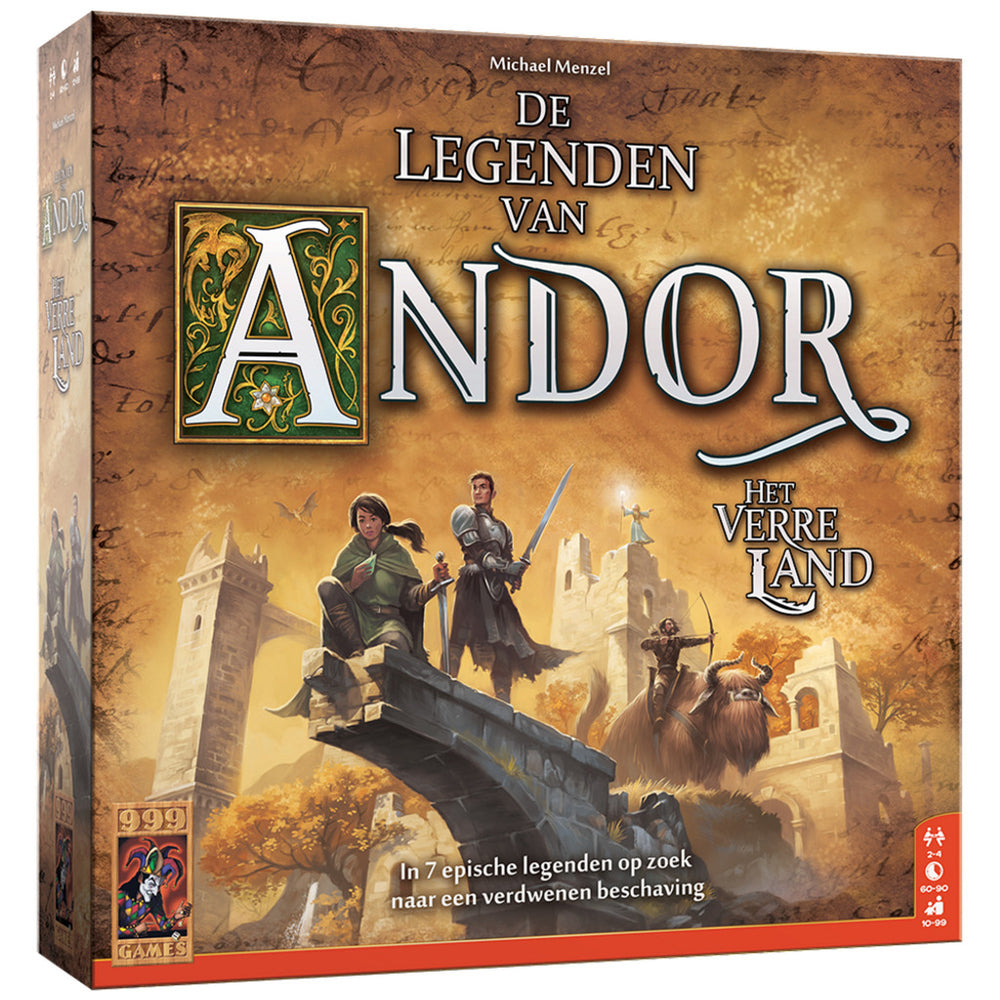 999games 999 games de legenden van andor: het verre land bordspel (nederlands, 2 - 4 spelers, 60 - 90 minuten, vanaf 10 jaar)