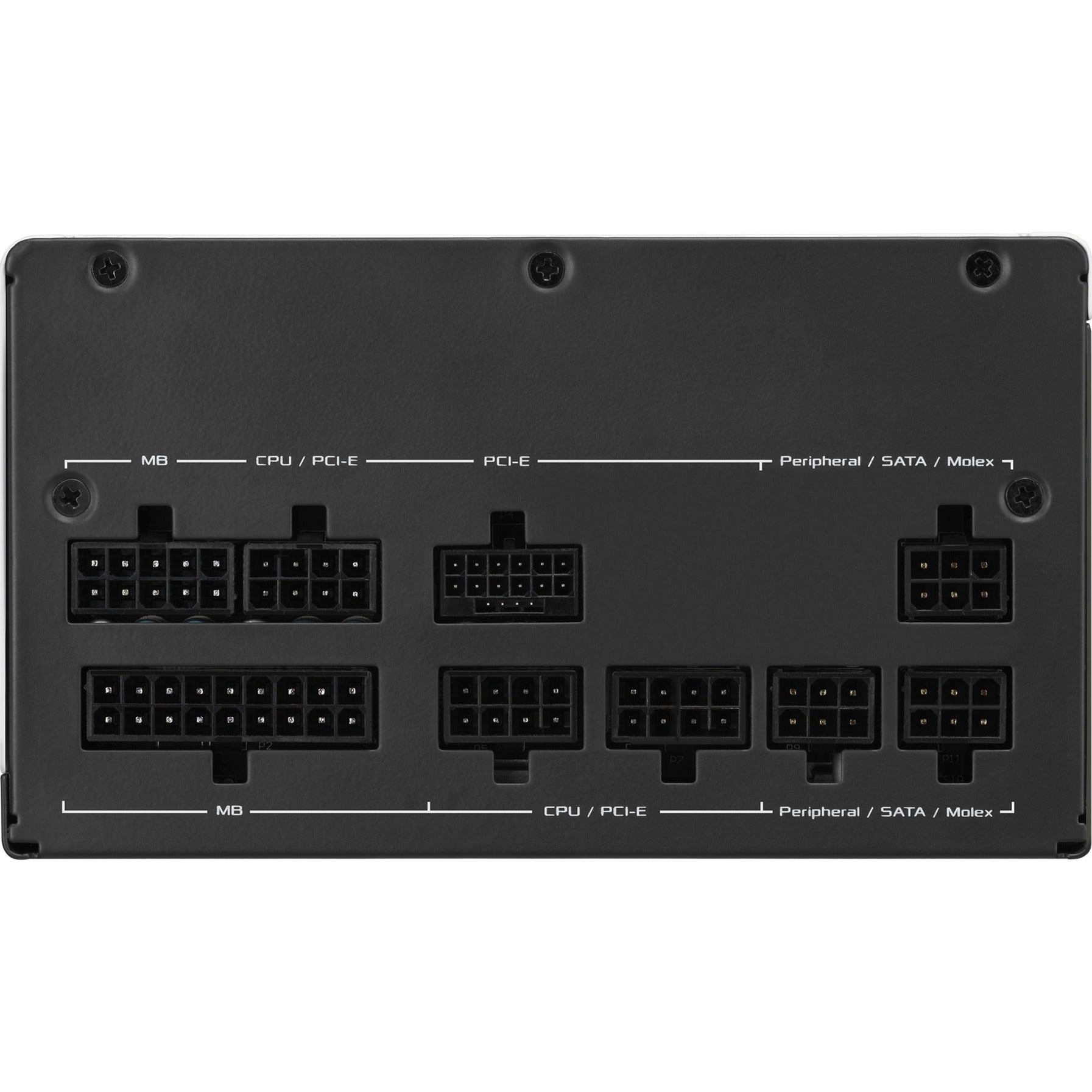 Asus prime gold modulaire 750 watt voeding (wit, 1x 12v-2x6, 3x pcie)