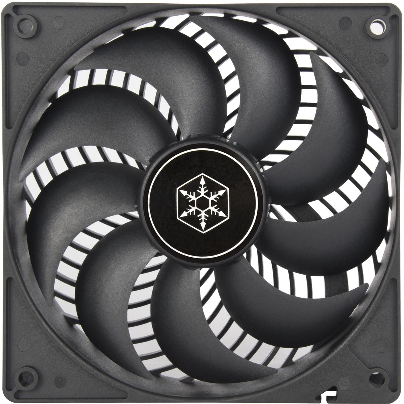 Silverstone air penetrator 120i case fan (zwart, 120 x 120 x 25 mm)