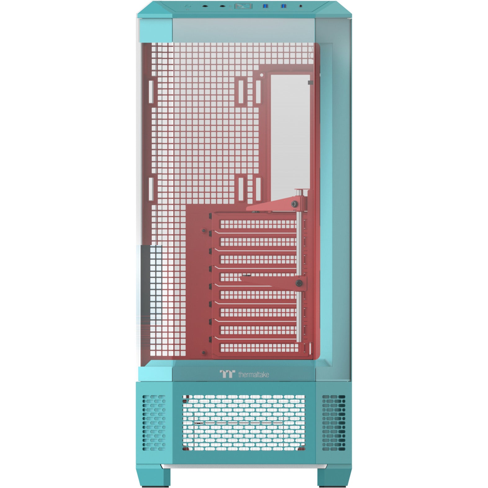 Thermaltake view 600 tg mint strawberry big tower behuizing (mint bes | 2x usb-a | 1x usb-c | tempered glass)