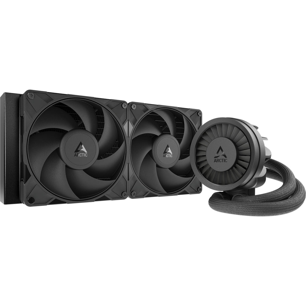 Arctic liquid freezer iii pro 280 waterkoeling (zwart, 4-pins pwm fan-connector)