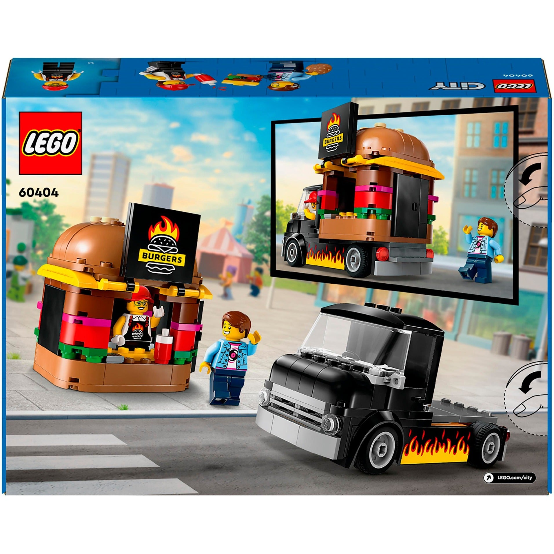 Lego city - hamburgertruck constructiespeelgoed (60404)