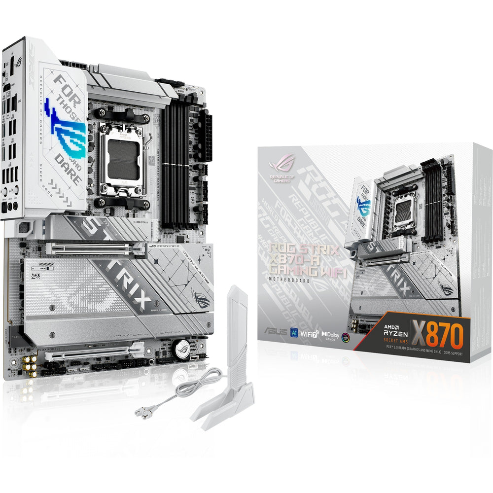 Asus rog strix x870-a gaming wifi socket am5 moederbord (2,5gb-lan, wi-fi 7, bt, sound, atx)