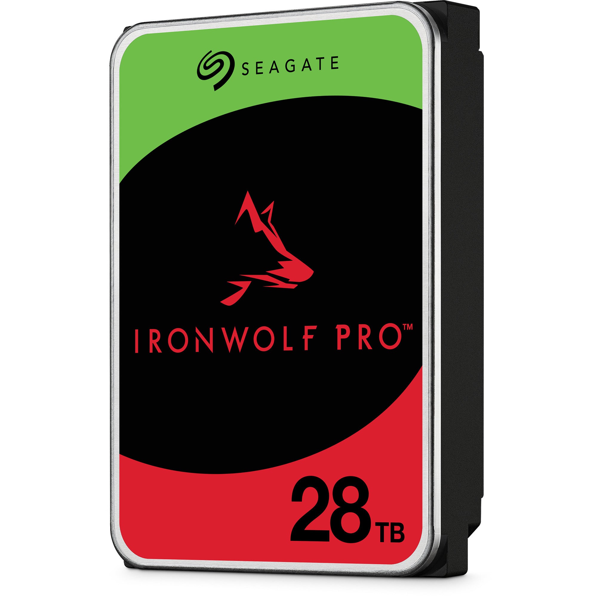 Seagate ironwolf pro 28 tb harde schijf (st28000nt000, sata 600, 24 7)
