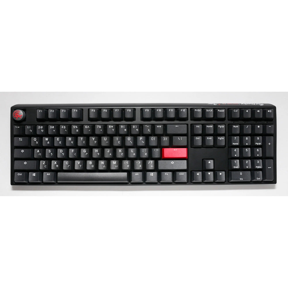 Ducky one 3 carbon black mechanisch toetsenbord (carbon, us lay-out (qwerty), cherry mx brown, 100%, pbt double shot, hot swap)