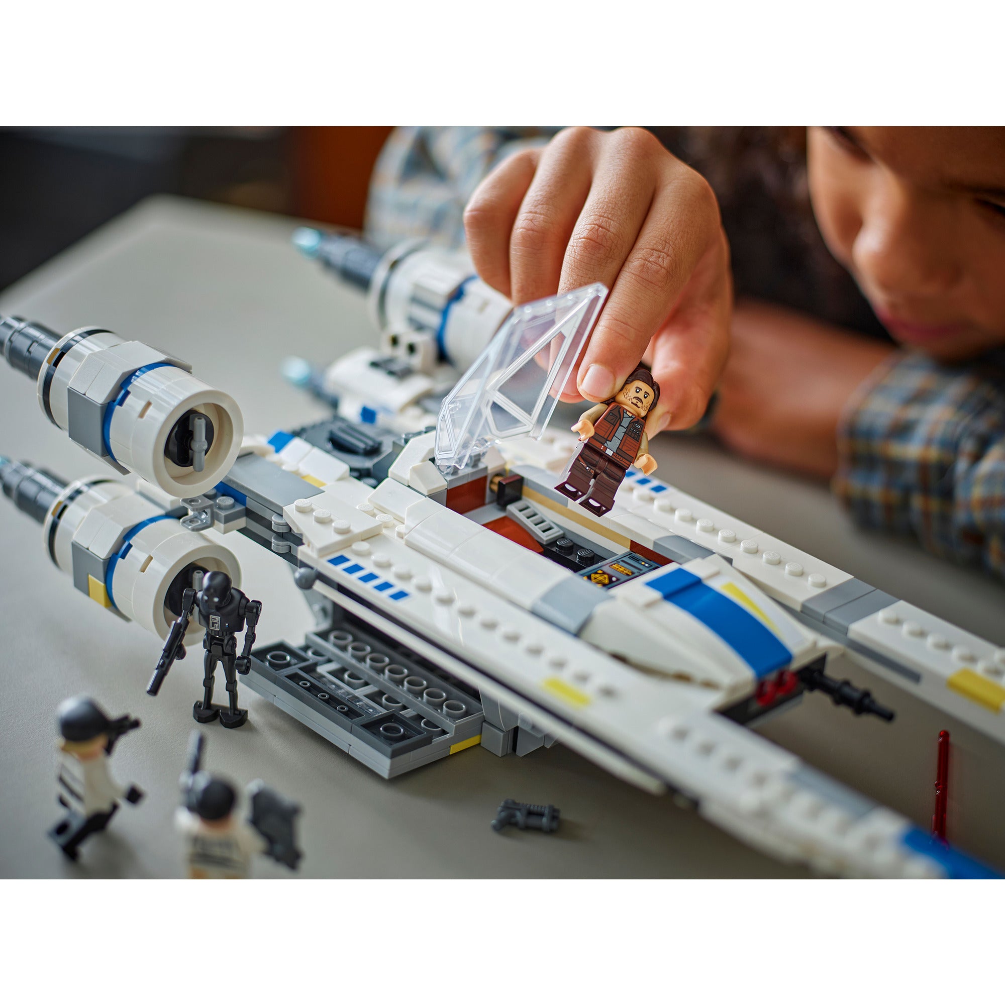 Lego star wars 75399 en of rebel u-wint starfighter ruimteschip