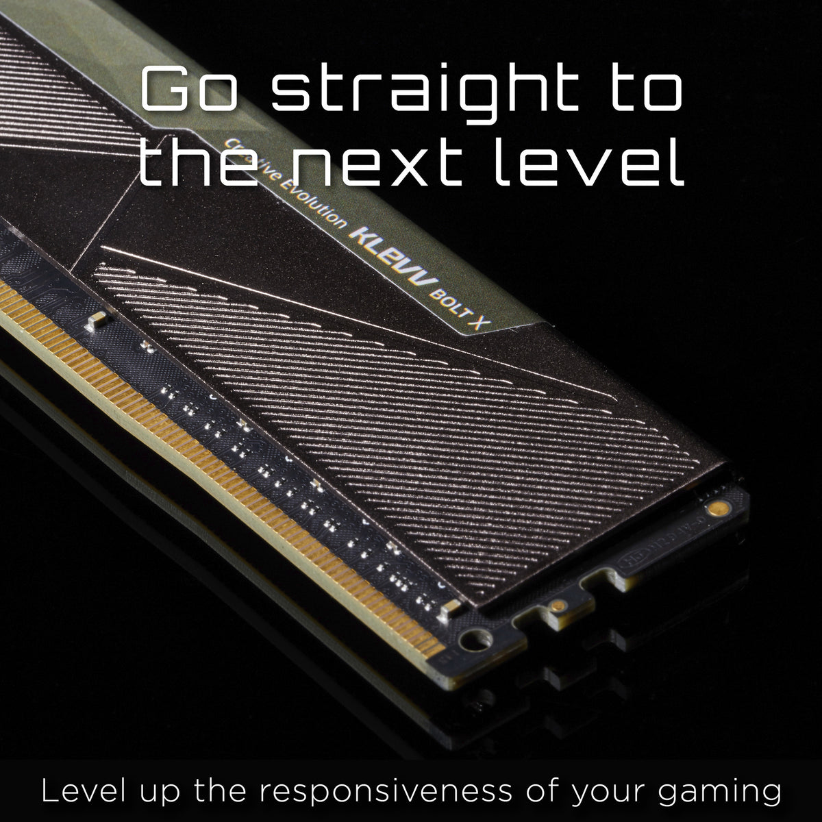 Klevv bolt x 16 gb ddr4-3200 (2x 8 gb) werkgeheugen (zwart, kd48gu880-32a160u, xmp 2.0)