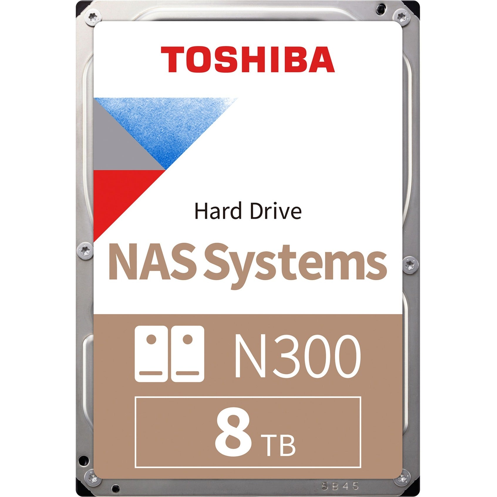 Toshiba n300 8 tb harde schijf (sata 6 gb s, bulk)