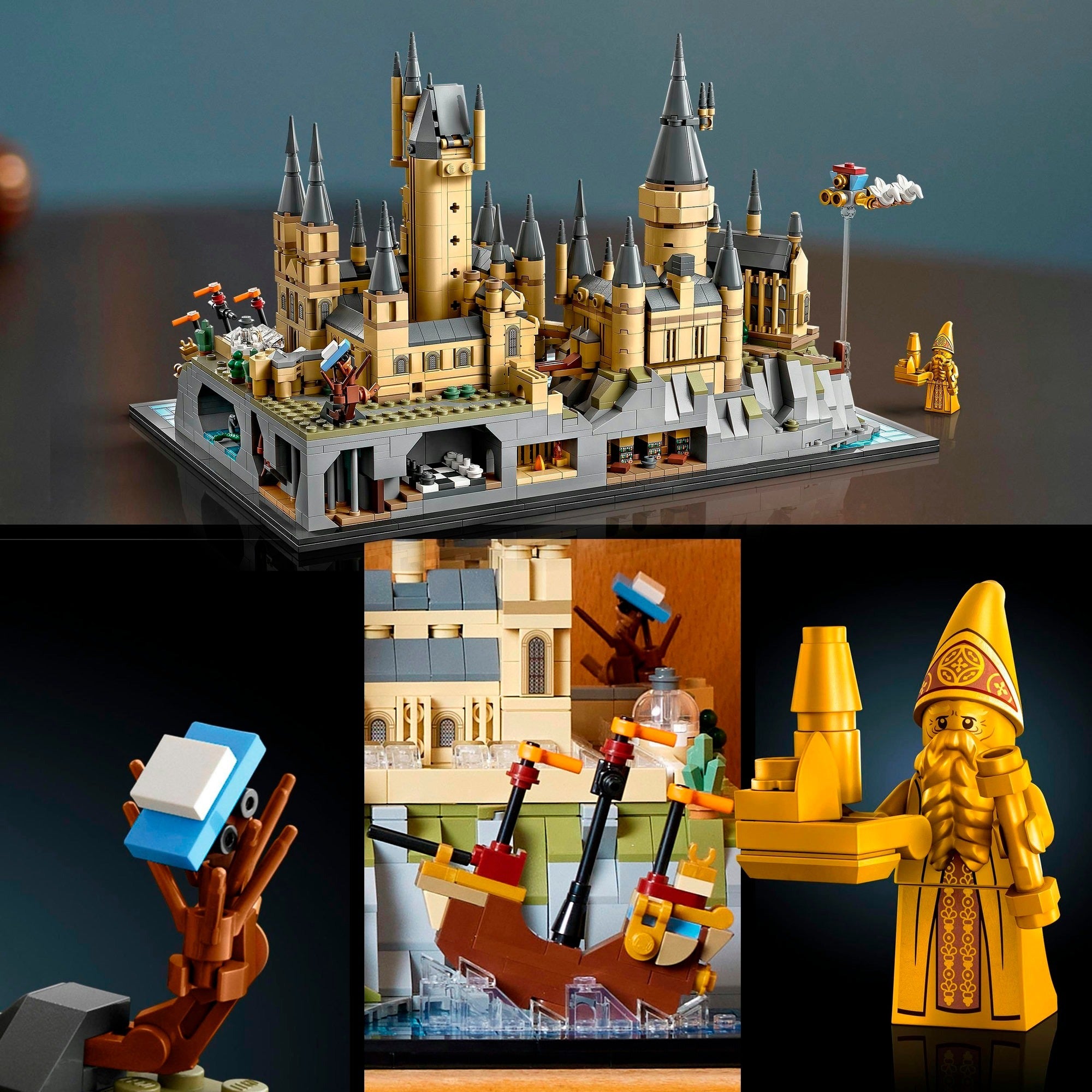 Lego harry potter kasteel zweinstein en terrein grote set voor volwassenen - 76419