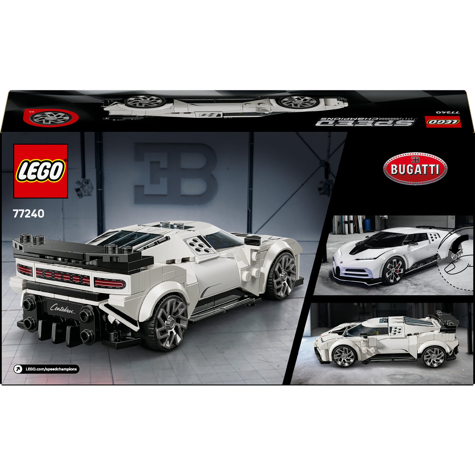 Lego ® speed champions bugatti centodieci hyper sportauto - 77240