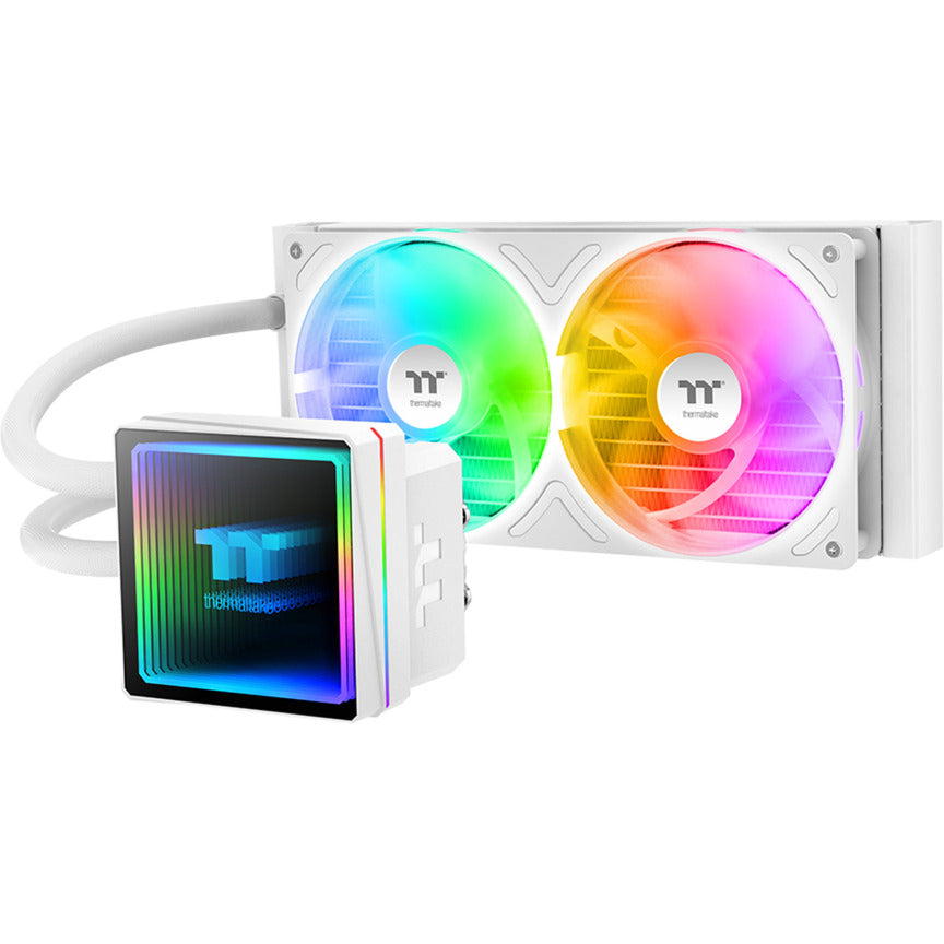 Thermaltake th240-s v3 argb sync aio liquid cooler - snow edition waterkoeling (wit)