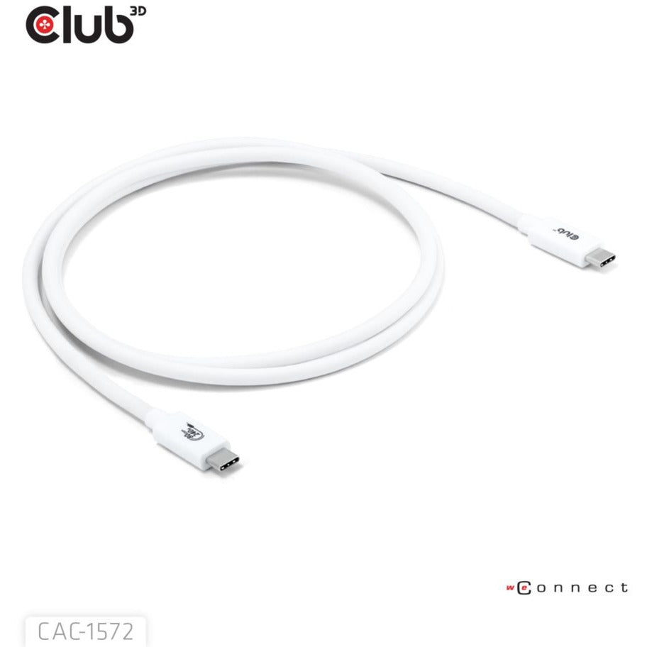 Club 3D USB-C 80Gbps gecertificeerd 240W 8k 240Hz