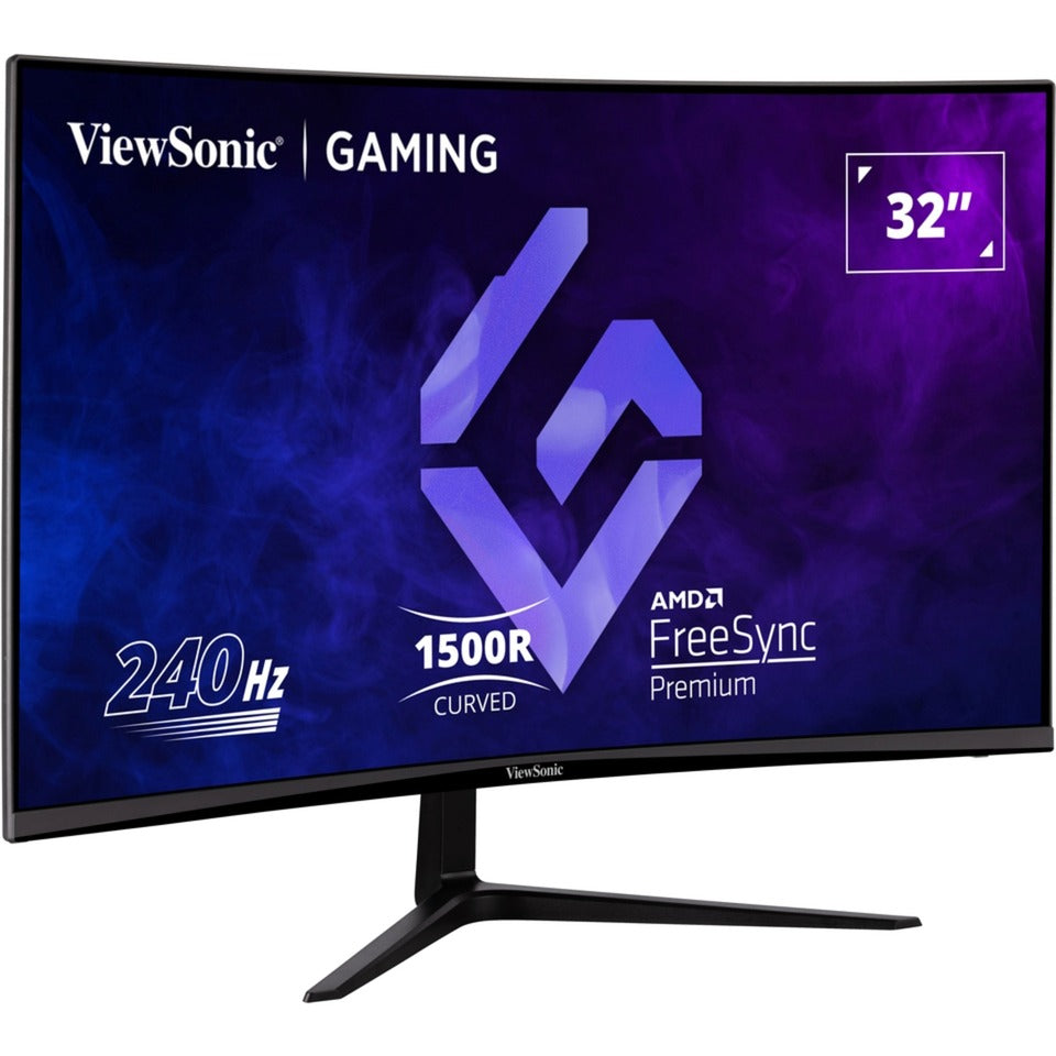Viewsonic vx3219-pc-mhd 32 curved gaming monitor (zwart, 2x hdmi, 1x displayport, 240 hz)