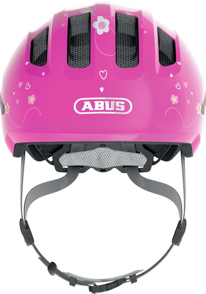 Abus helm Smiley 3.0 roze vlinder M 50-55cm