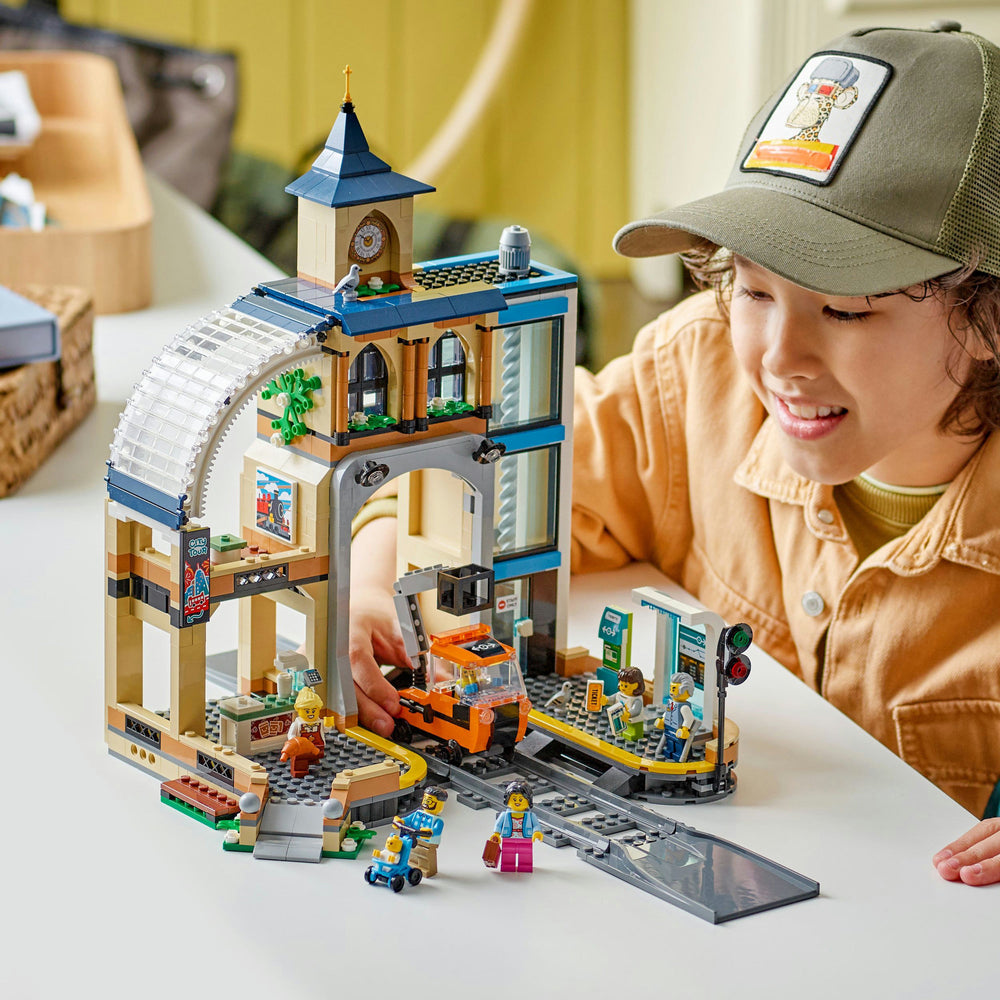 Knus lego 60469 stadstreinen centraal station