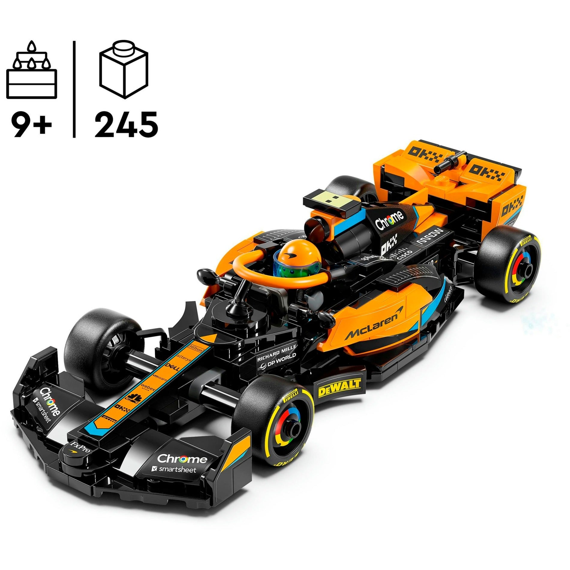 Lego speed champions mclaren formule 1 racewagen 2023 - 76919