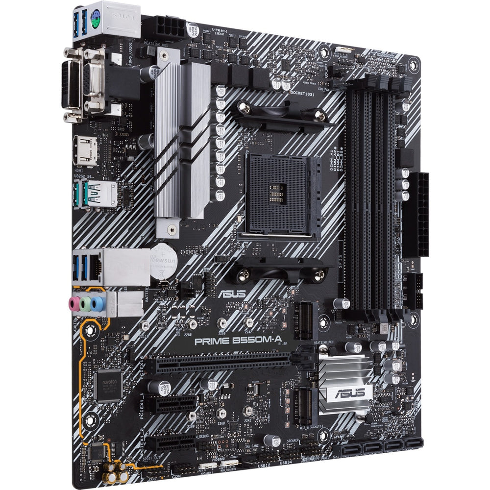 Asus prime b550m-a socket am4 moederbord (raid, gb-lan, sound, µatx)