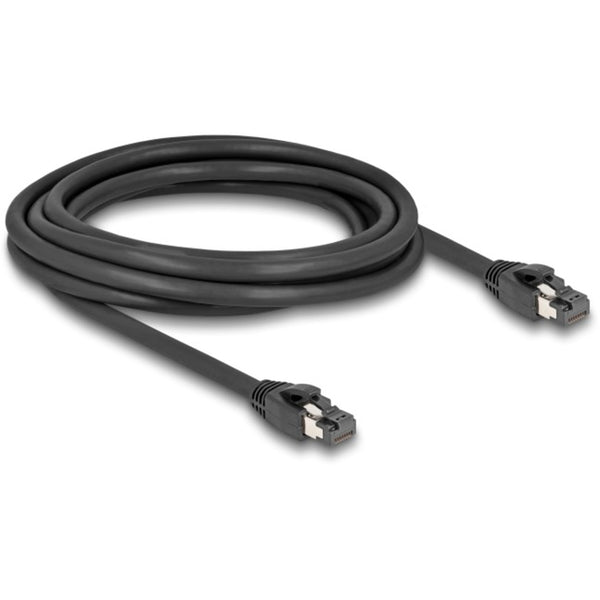 Delock cat.8.1 netwerkkabel (zwart, 3 meter, s ftp, rj-45)