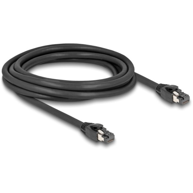 Delock cat.8.1 netwerkkabel (zwart, 3 meter, s ftp, rj-45)