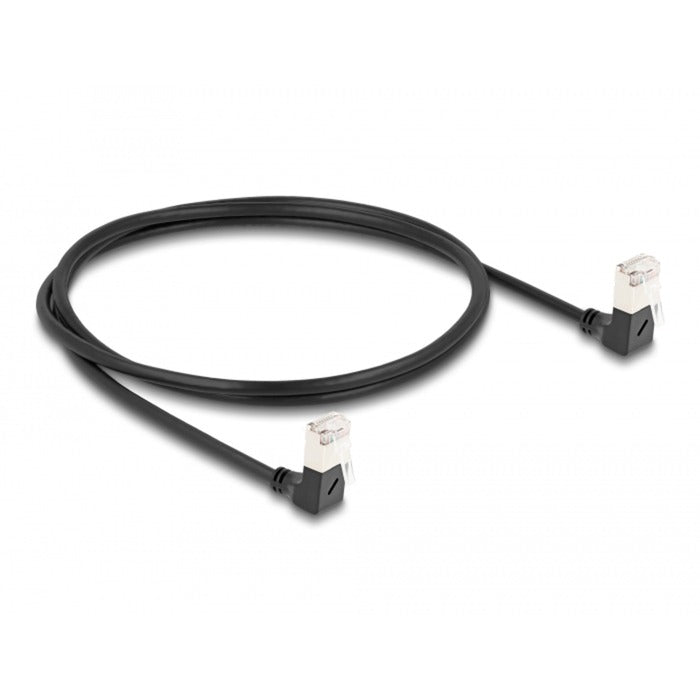 DeLOCK DeLOCK RJ45 Netwerkkabel Cat.6A S FTP Slim 90° naar beneden