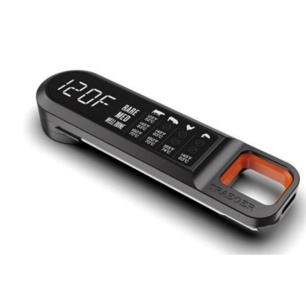 Traeger direct afleesbare vleesthermometer (lcd-scherm, magnetisch, geschikt voor p.a.l.-haak)