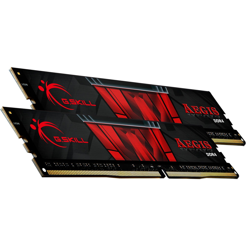 G.skill aegis 32 gb ddr4-3000 (2x 16 gb) werkgeheugen (zwart, f4-3000c16d-32gisb, xmp 2.0)
